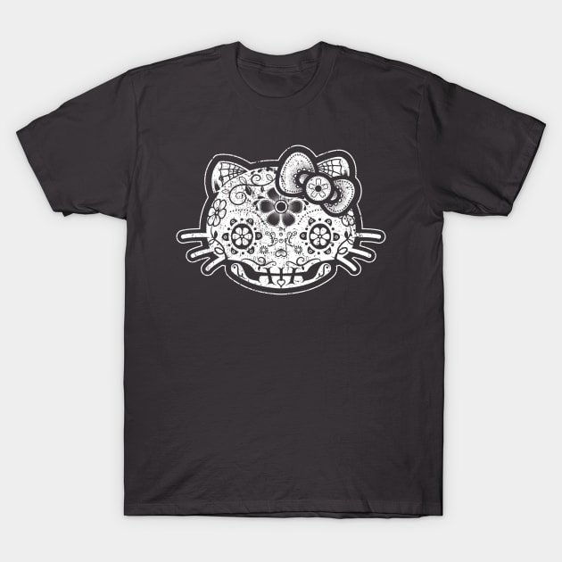 El Día De Los muertos Gatito T-Shirt by trev4000